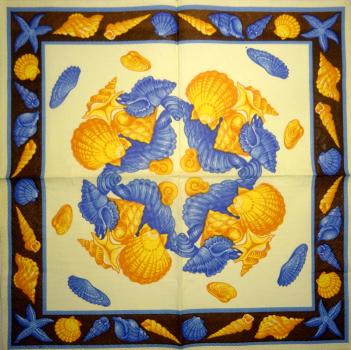 094 Shellfish - 3-ply (blue) - Home Fashion